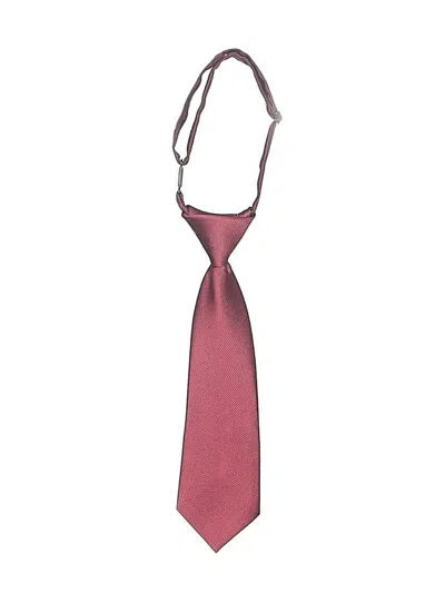 Pre-owned Unbranded Kids' Necktie In Burgundy