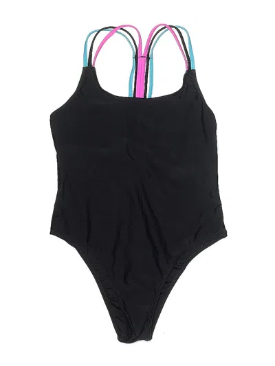 Pre-owned Unbranded One Piece Swimsuit In Black