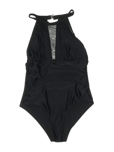 Pre-owned Unbranded One Piece Swimsuit In Black