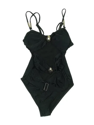 Pre-owned Unbranded One Piece Swimsuit In Black