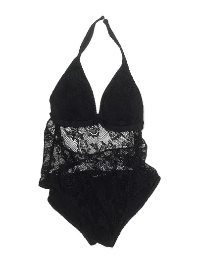 Pre-owned Unbranded One Piece Swimsuit In Black