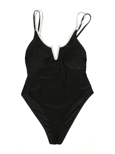 Pre-owned Unbranded One Piece Swimsuit In Black