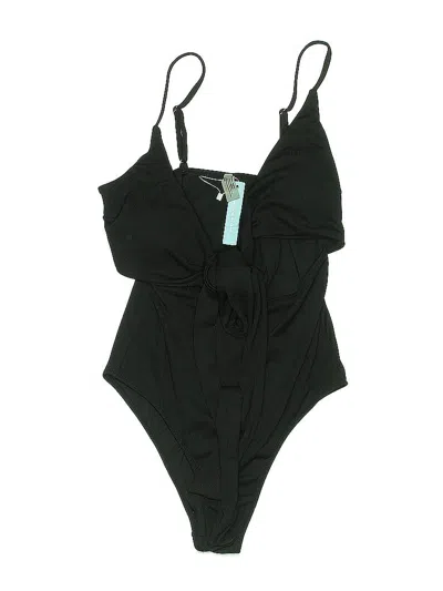 Pre-owned Unbranded One Piece Swimsuit In Black