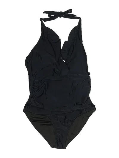 Pre-owned Unbranded One Piece Swimsuit In Black