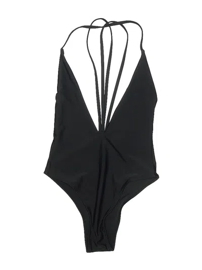 Pre-owned Unbranded One Piece Swimsuit In Black