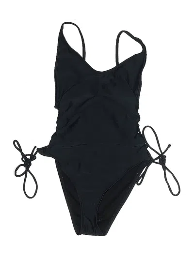 Pre-owned Unbranded One Piece Swimsuit In Black