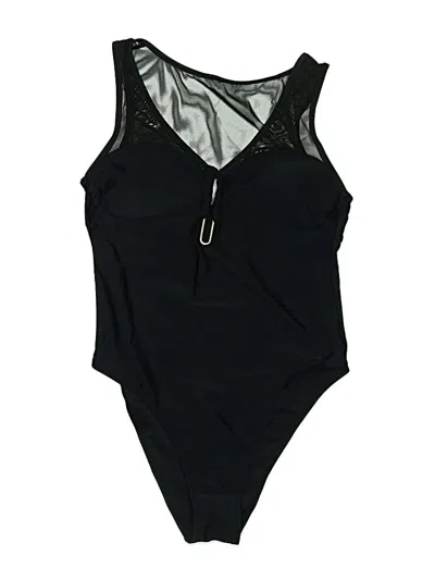 Pre-owned Unbranded One Piece Swimsuit In Black