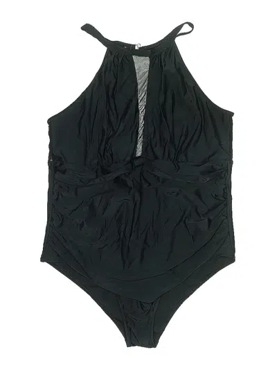 Pre-owned Unbranded One Piece Swimsuit In Black
