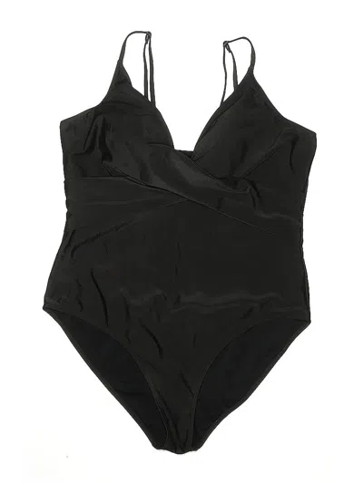 Pre-owned Unbranded One Piece Swimsuit In Black