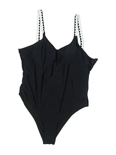Pre-owned Unbranded One Piece Swimsuit In Black