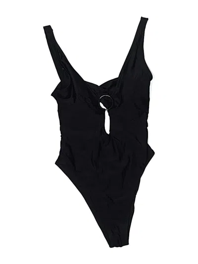 Pre-owned Unbranded One Piece Swimsuit In Black