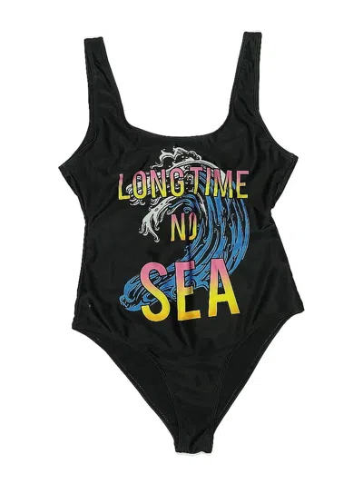 Pre-owned Unbranded One Piece Swimsuit In Black