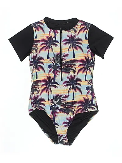 Pre-owned Unbranded One Piece Swimsuit In Black