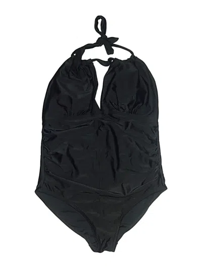 Pre-owned Unbranded One Piece Swimsuit In Black