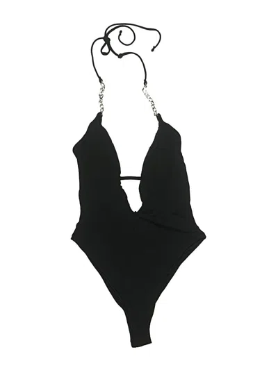 Pre-owned Unbranded One Piece Swimsuit In Black