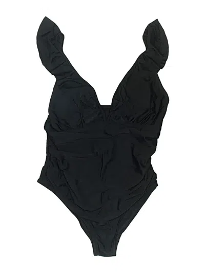 Pre-owned Unbranded One Piece Swimsuit In Black
