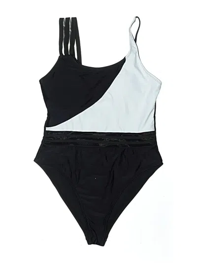 Pre-owned Unbranded One Piece Swimsuit In Black