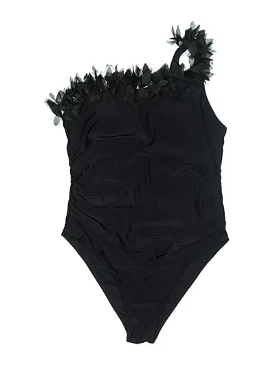 Pre-owned Unbranded One Piece Swimsuit In Black