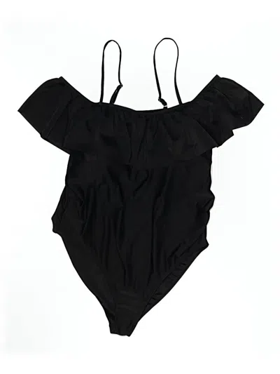 Pre-owned Unbranded One Piece Swimsuit In Black