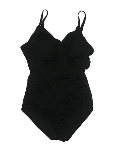 Pre-owned Unbranded One Piece Swimsuit In Black