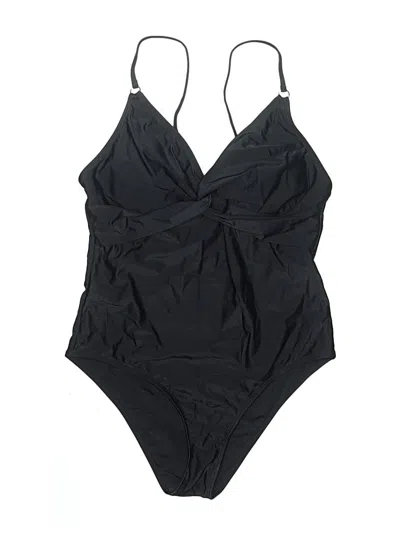 Pre-owned Unbranded One Piece Swimsuit In Black