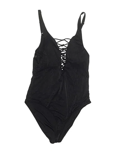 Pre-owned Unbranded One Piece Swimsuit In Black