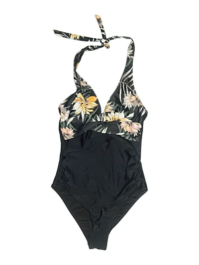 Pre-owned Unbranded One Piece Swimsuit In Black