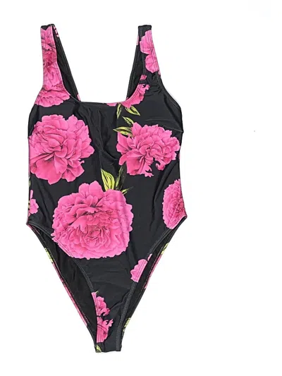 Pre-owned Unbranded One Piece Swimsuit In Black