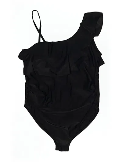 Pre-owned Unbranded One Piece Swimsuit In Black