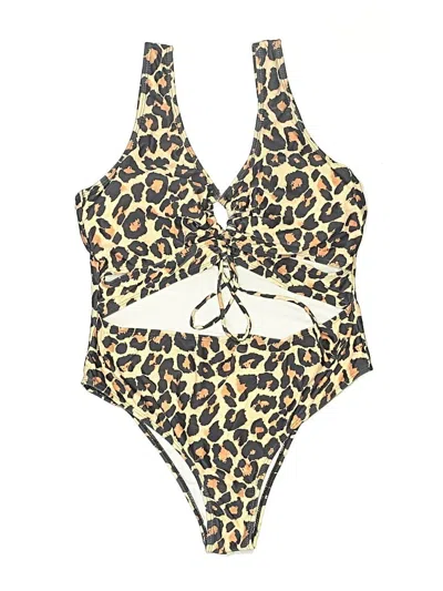 Pre-owned Unbranded One Piece Swimsuit In Black