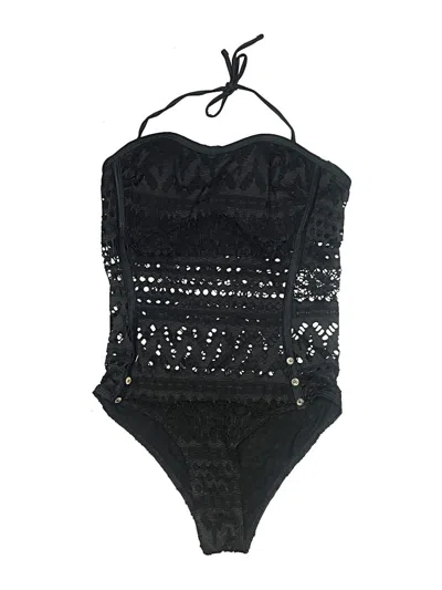 Pre-owned Unbranded One Piece Swimsuit In Black