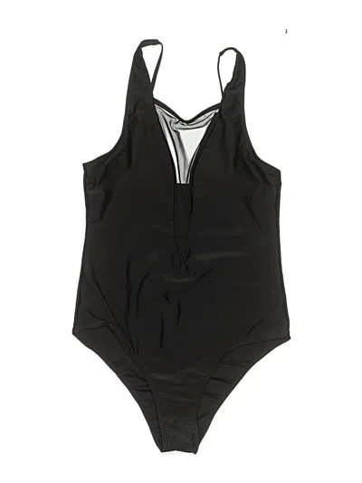 Pre-owned Unbranded One Piece Swimsuit In Black