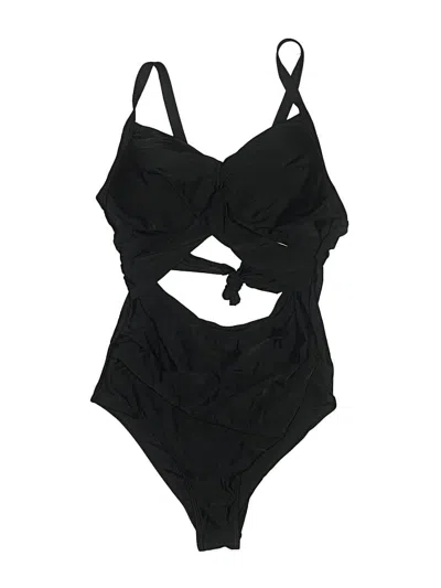 Pre-owned Unbranded One Piece Swimsuit In Black