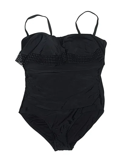Pre-owned Unbranded One Piece Swimsuit In Black