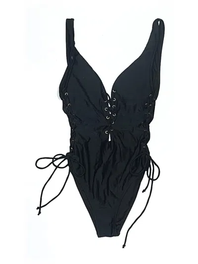 Pre-owned Unbranded One Piece Swimsuit In Black