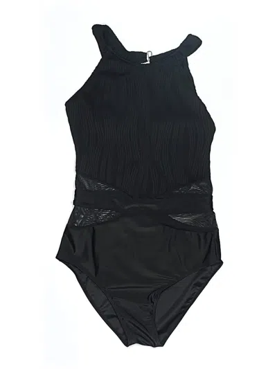 Pre-owned Unbranded One Piece Swimsuit In Black