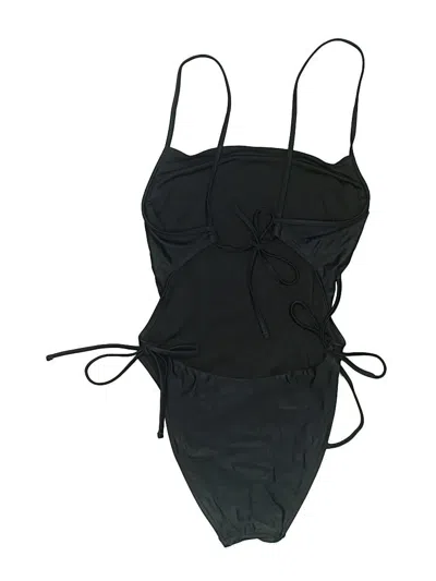 Pre-owned Unbranded One Piece Swimsuit In Black