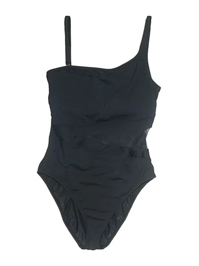Pre-owned Unbranded One Piece Swimsuit In Black