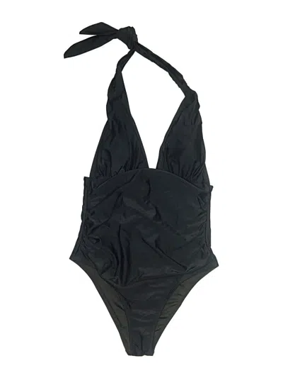Pre-owned Unbranded One Piece Swimsuit In Black