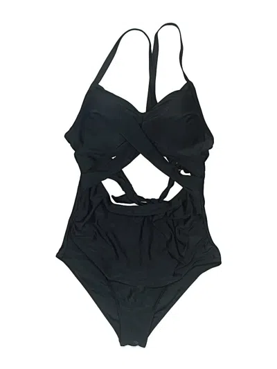 Pre-owned Unbranded One Piece Swimsuit In Black