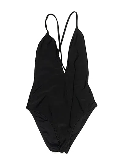 Pre-owned Unbranded One Piece Swimsuit In Black