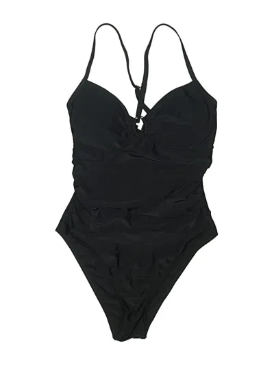 Pre-owned Unbranded One Piece Swimsuit In Black