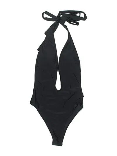 Pre-owned Unbranded One Piece Swimsuit In Black
