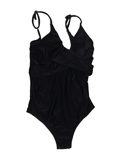 Pre-owned Unbranded One Piece Swimsuit In Black