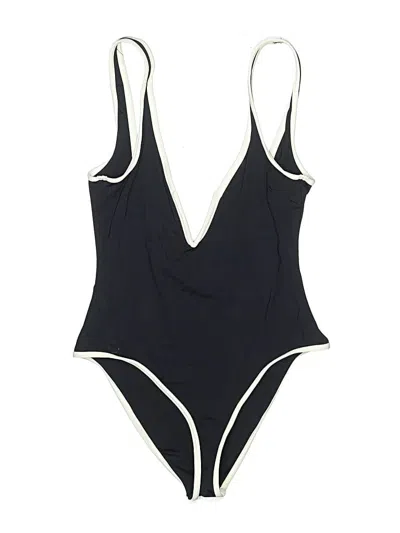 Pre-owned Unbranded One Piece Swimsuit In Black