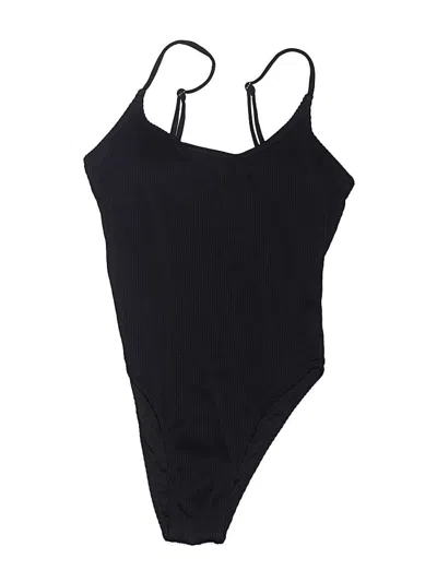 Pre-owned Unbranded One Piece Swimsuit In Black