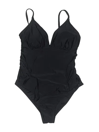 Pre-owned Unbranded One Piece Swimsuit In Black