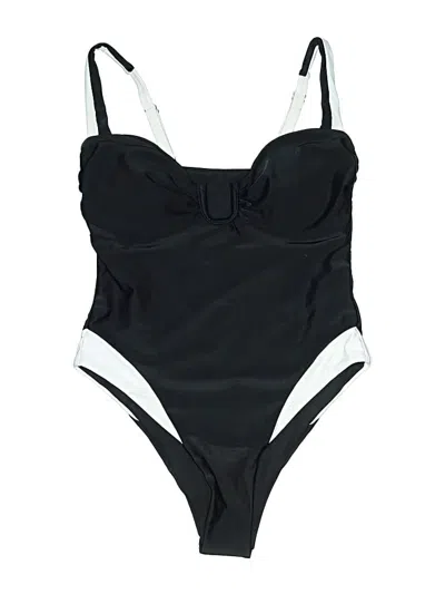 Pre-owned Unbranded One Piece Swimsuit In Black