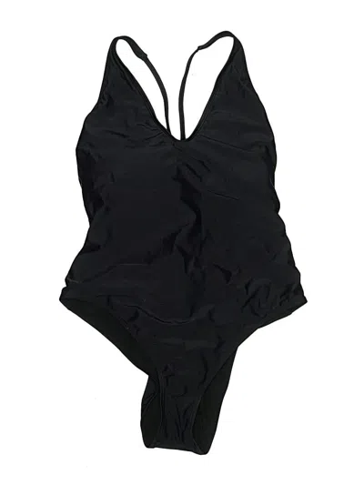 Pre-owned Unbranded One Piece Swimsuit In Black