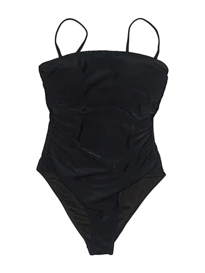 Pre-owned Unbranded One Piece Swimsuit In Black